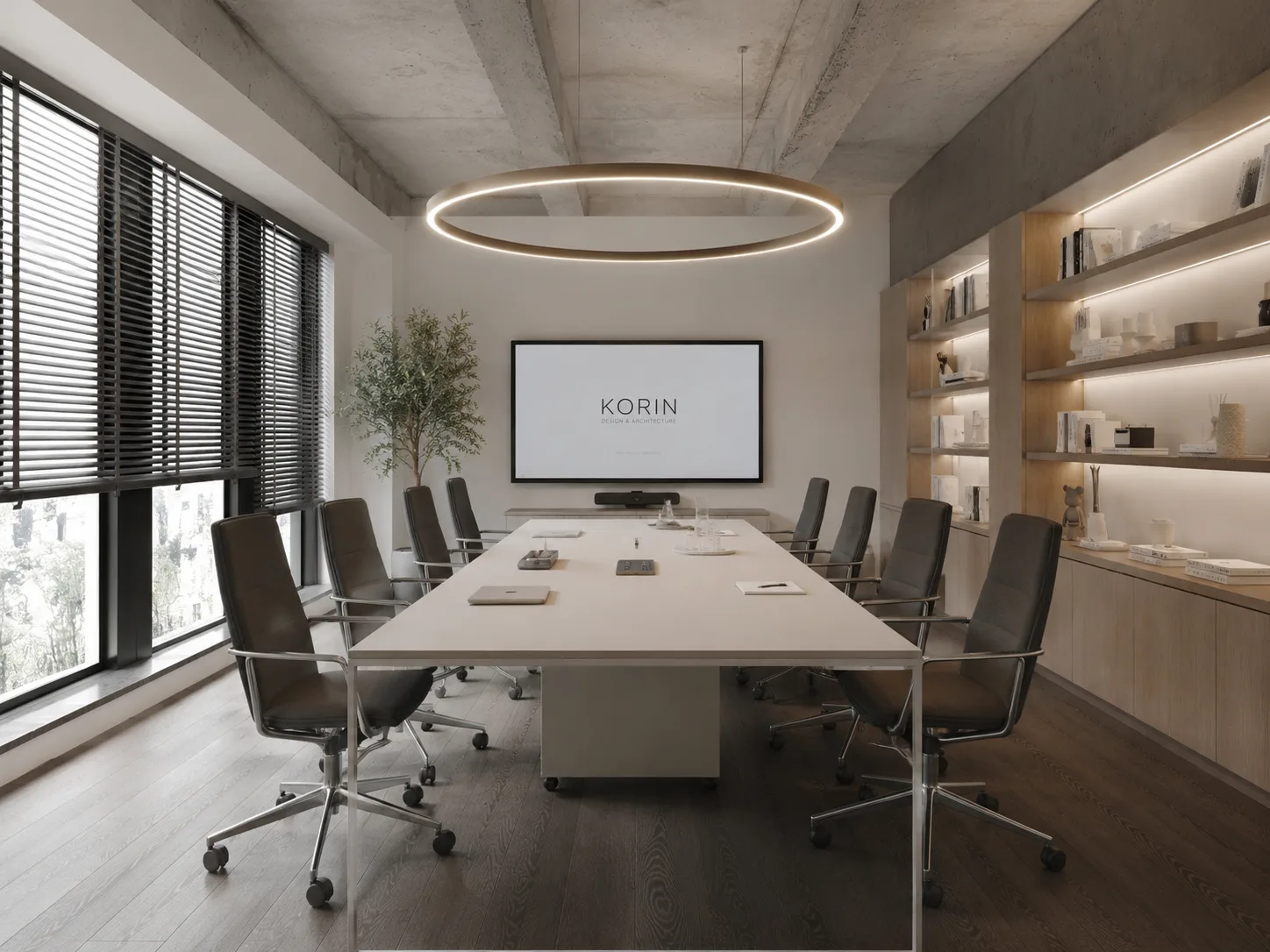 Meeting and collaboration zone.