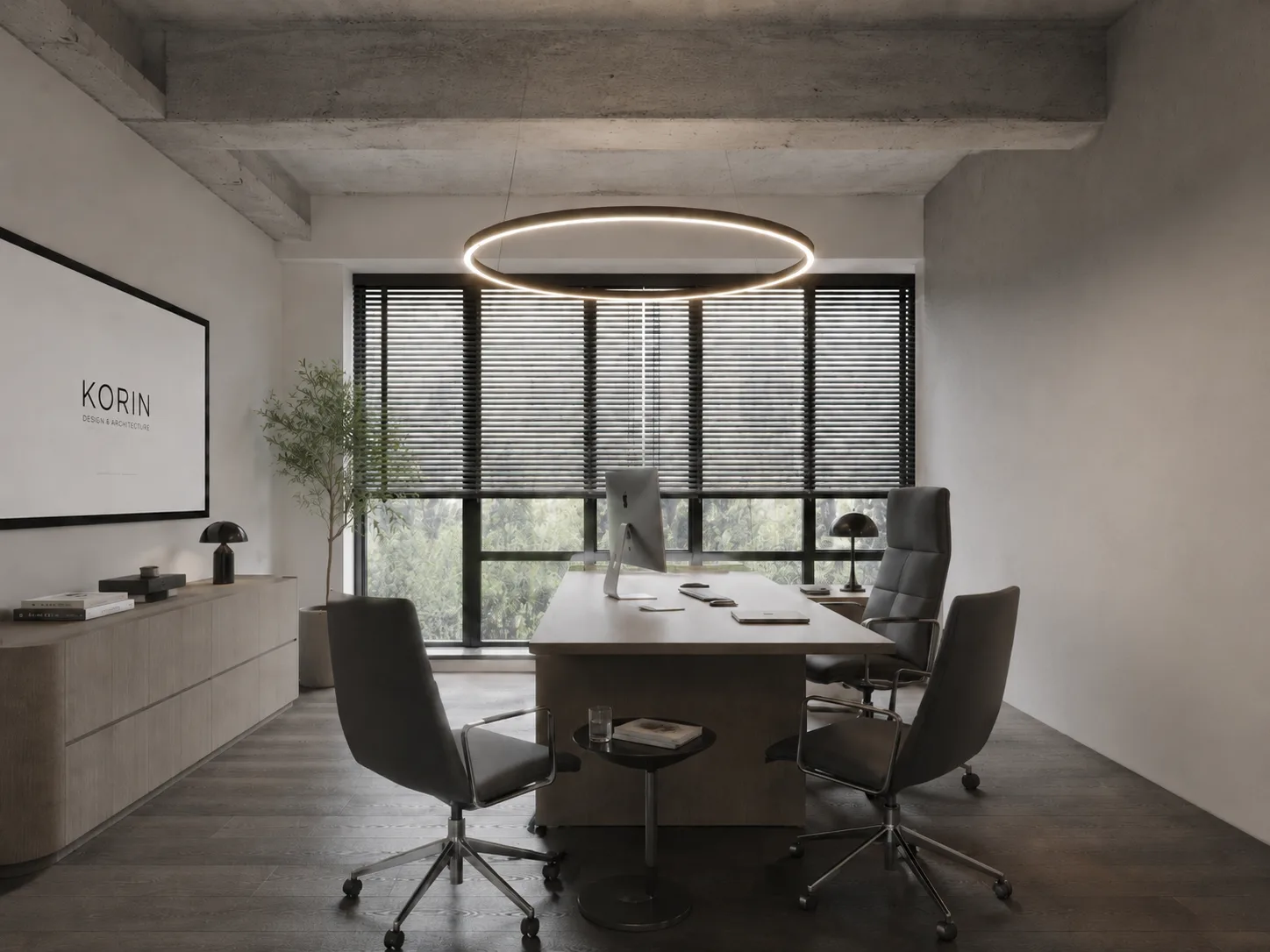 Quiet focus area.
